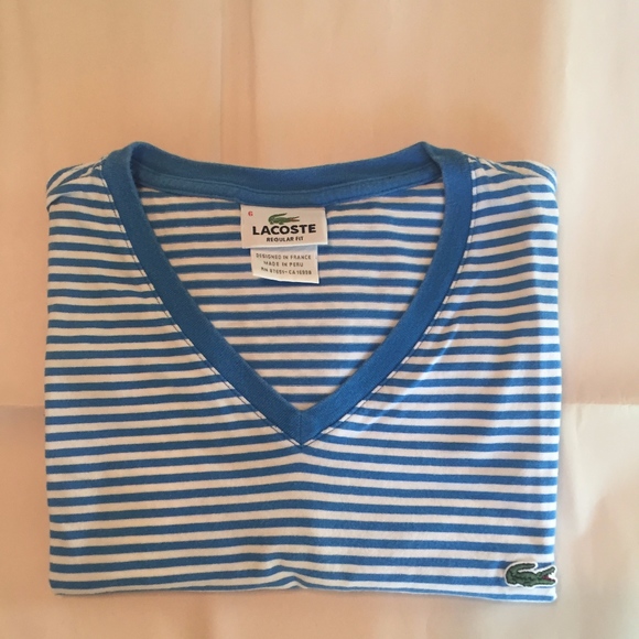 Lacoste Other - Lacoste Mens V-neck T-shirt